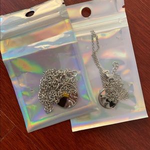 sunrise and sunset couple/friends necklaces